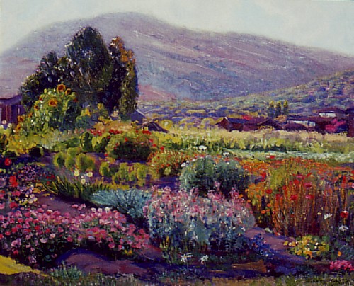 Joseph Kleitsch - Flowering Garden